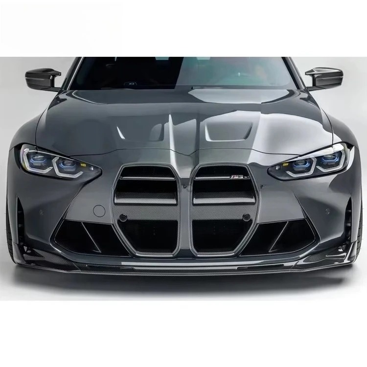 V Type Dry Carbon Fiber Front Grille for  M3 G80/M4 G82